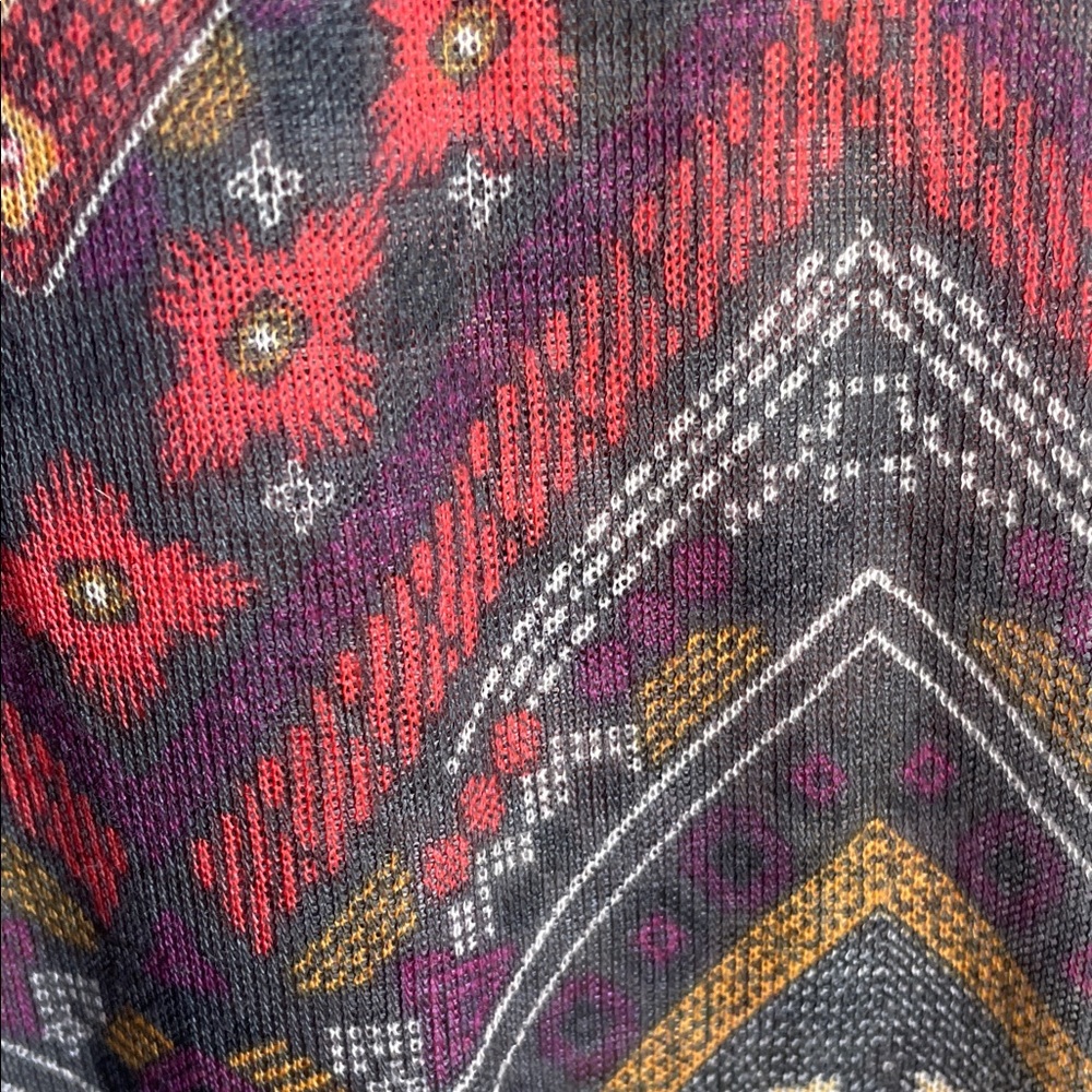 Geometric Patterned Infinity Scarf - Picture 2 of 4